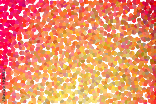 Bright sunny pointillism gradient from red to yellow