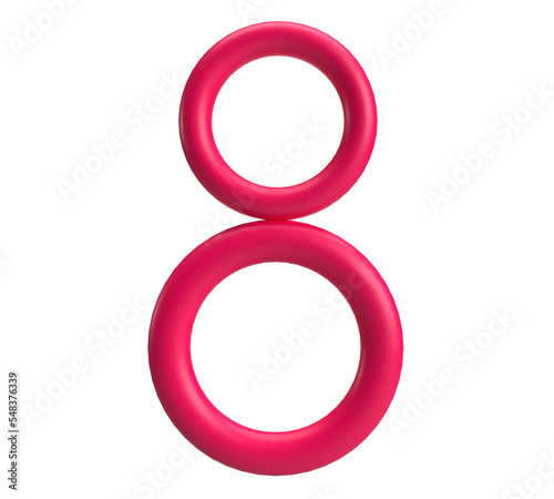 circlre round pink red orange color symbol decoration ornament eight number text font symbol woman international day female girl lady strong creative idea intelligence beautiful happy romantic mother 
