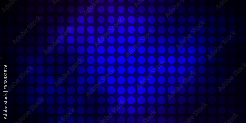 Dark Blue, Red vector template with circles. Dark Blue, Red vector template with circles.