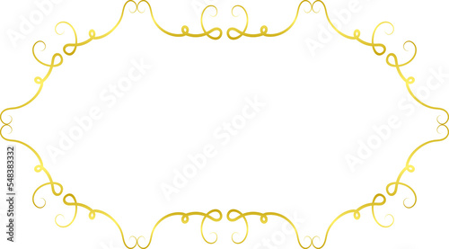 Gold Borders Elements ornament 