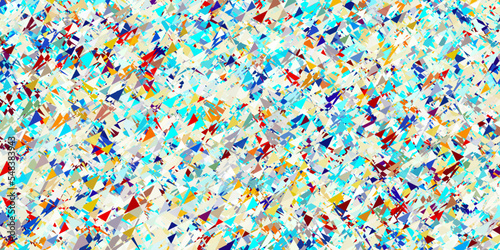 Light Blue, Yellow vector template with crystals, triangles.
