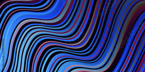 Dark Pink  Blue vector pattern with lines.