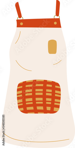 Garden apron illustration