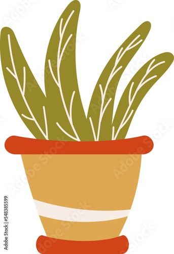 Plant pot illustration
