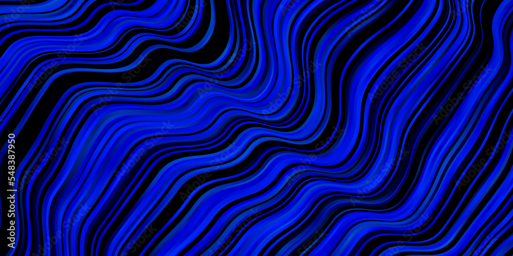 Dark BLUE vector background with wry lines. Dark BLUE vector background with wry lines.