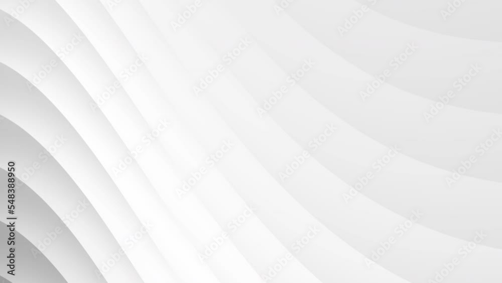 Abstract wavy motion background. Light grey white looped gradient abstract background. Abstract wavy motion background. Light grey white looped gradient abstract background.
