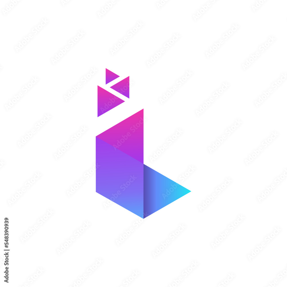 isolated initial letter i logo isolated initial letter i logo