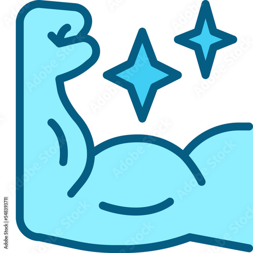 strong two tone icon