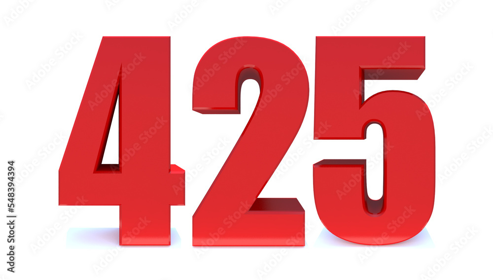 425 number 425 number