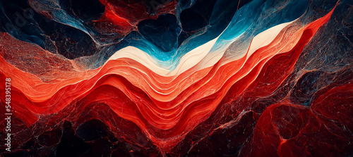 Vibrant red colors abstract wallpaper design