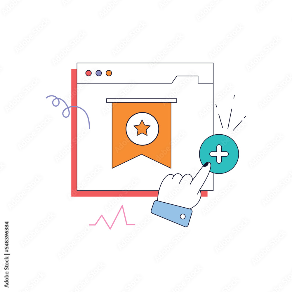 Online podcast flat animated design, premium download 