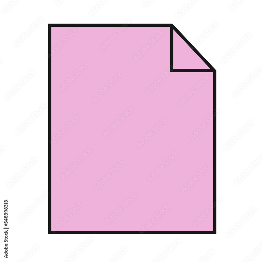 File document vector illustration in line filled design File document vector illustration in line filled design