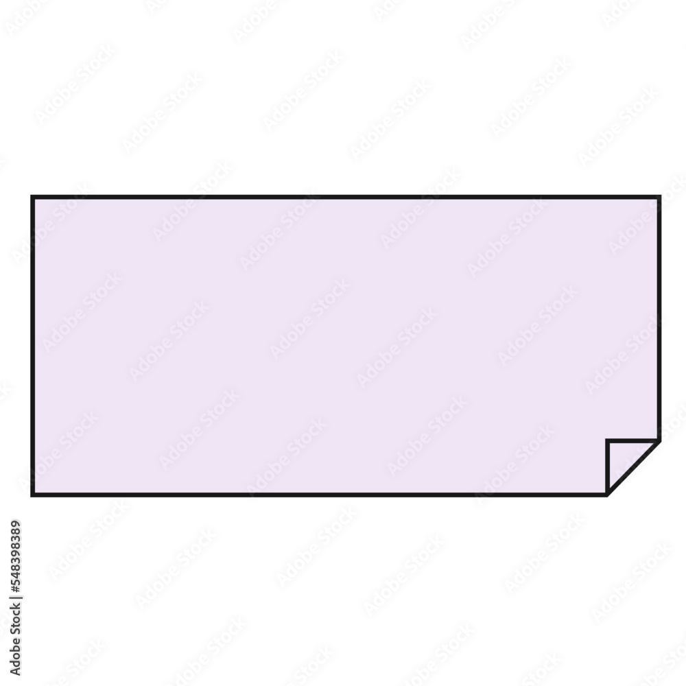 Note vector illustration in line filled design Note vector illustration in line filled design