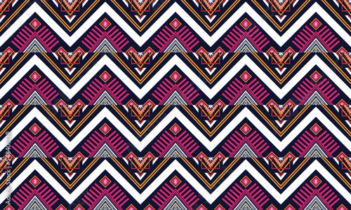 Wallpaper Mural Geometric ethnic flower pattern for background,fabric,wrapping,clothing,wallpaper,Batik,carpet,embroidery style. Torontodigital.ca