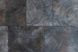 Elements of decorative plaster with wood texture. Wood imitation wall covering