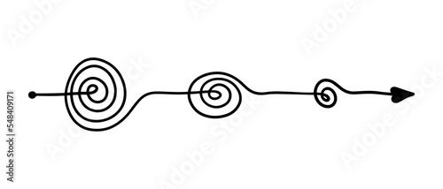 hand drawn of tangle scrawl sketch. Abstract scribble, Vector illustration.