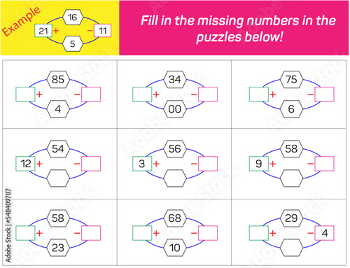 Mathematical operations. Math intelligence question, Addition subtraction and operation