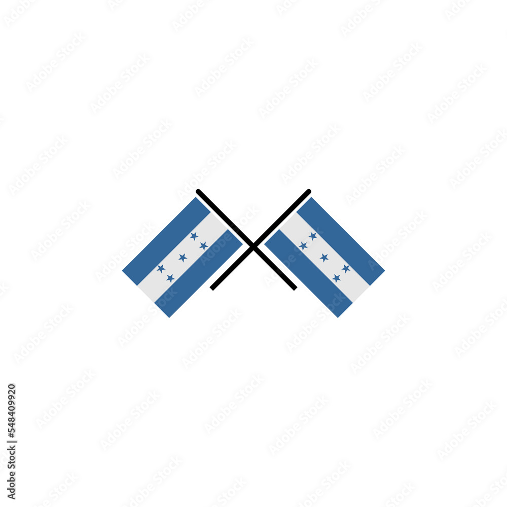 independence day of Honduras icon set vector sign symbol independence day of Honduras icon set vector sign symbol