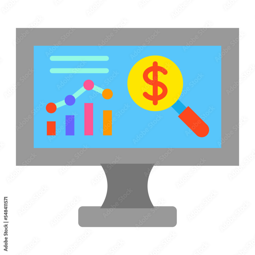 Market Research Flat Icon