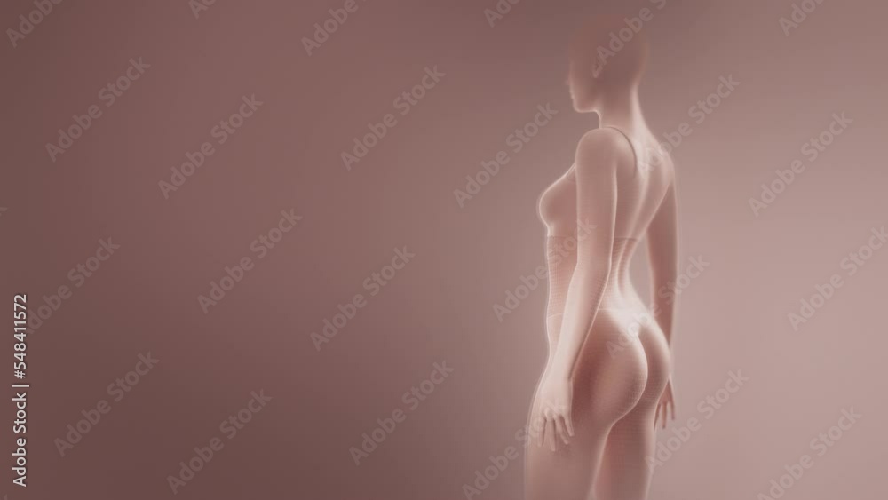 Animation of a woman 3d model, slim and healthy body, medium shot, seamless loop, 4k. Animation of a woman 3d model, slim and healthy body, medium shot, seamless loop, 4k.