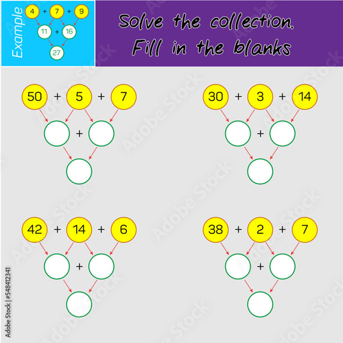 Solve the collection fill in the blanks