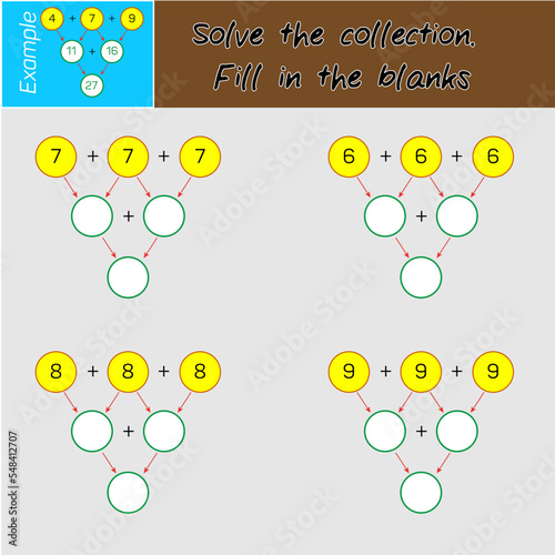 Solve the collection fill in the blanks
