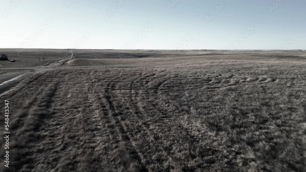Nebraska Prairie Black and White Nebraska Prairie Black and White