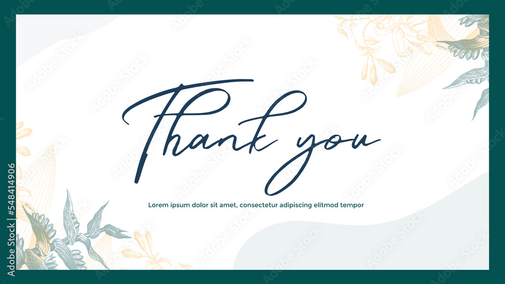 Colorful thank you Card Template, Useful Design 
