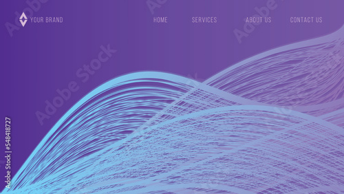 Blue Purple Gradient Web Design Abstract Background EPS 10 Vector For Website, Landing Page, Home Page, Web Page