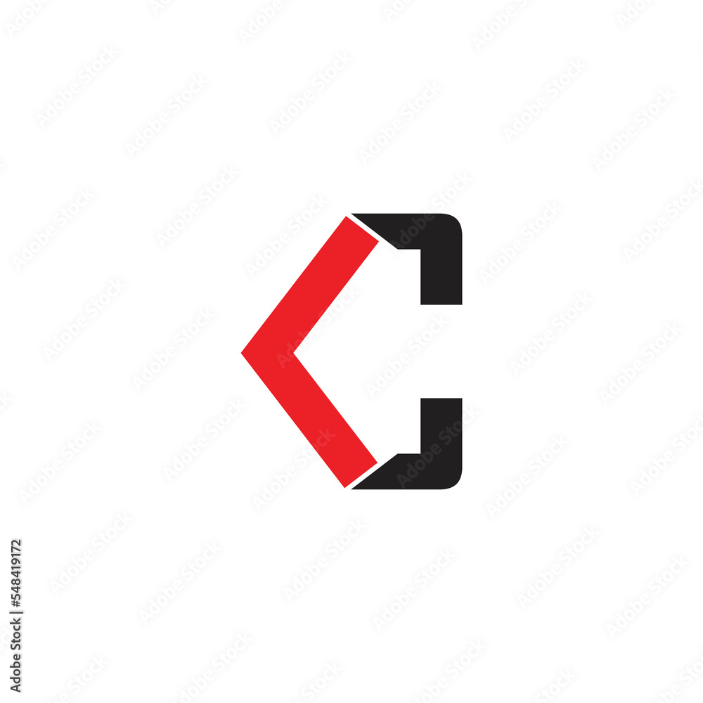 letter kc simple geometric line logo vector letter kc simple geometric line logo vector
