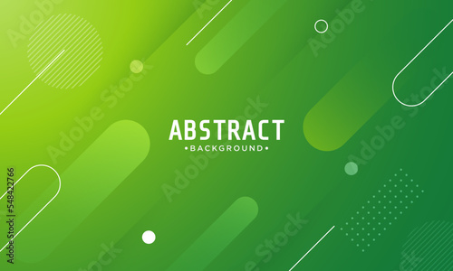 Abstract green background. green gradient geometric background, modern cover design, poster and advertising concept vector.