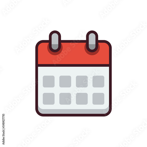 calendar icon design vector template