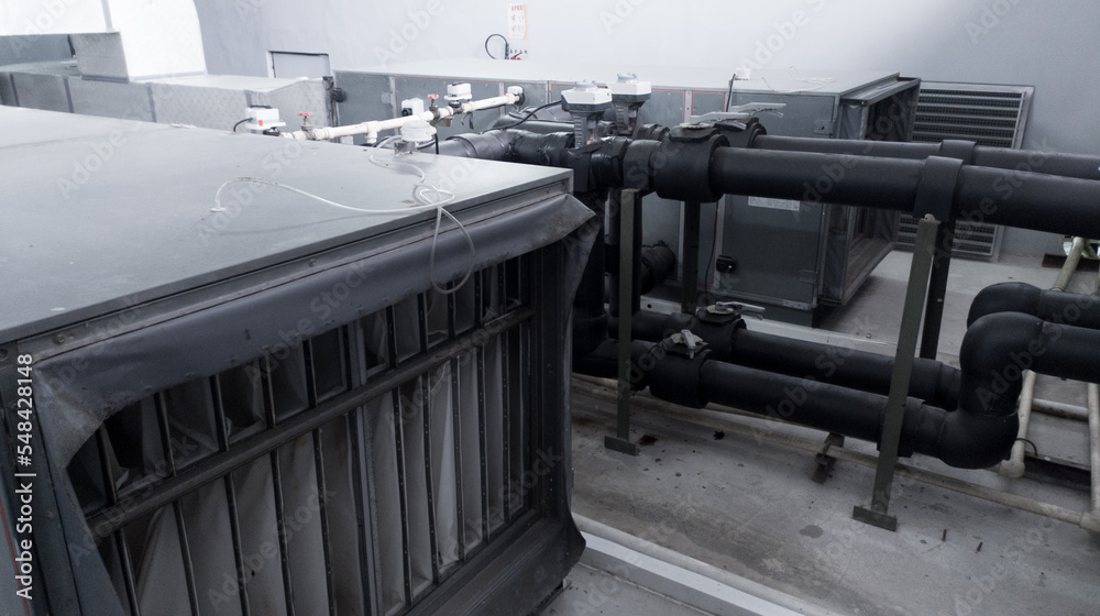Pipe line circulation of the Air Handling Unit Pipe line circulation of the Air Handling Unit