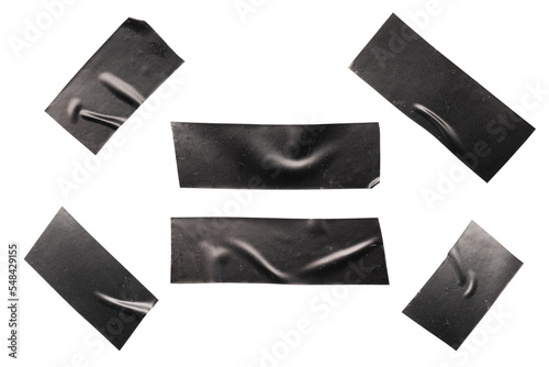 Fototapete Black electrical tape in various length