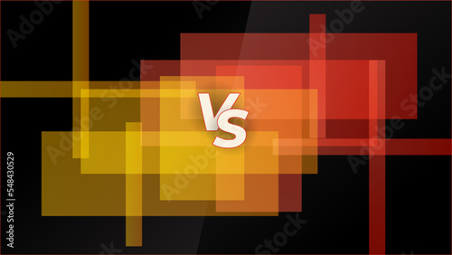 Facts vs myths versus battle background with lightning bolt. Concept of thorough fact-checking or easy compare evidence.. Vector illustration