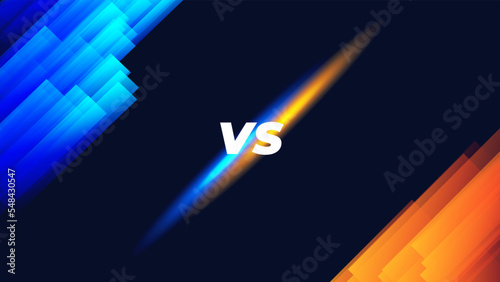 Facts vs myths versus battle background with lightning bolt. Concept of thorough fact-checking or easy compare evidence.. Vector illustration