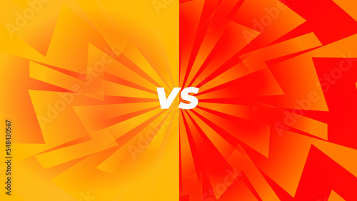 Facts vs myths versus battle background with lightning bolt. Concept of thorough fact-checking or easy compare evidence.. Vector illustration