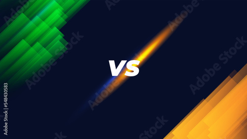 Facts vs myths versus battle background with lightning bolt. Concept of thorough fact-checking or easy compare evidence.. Vector illustration