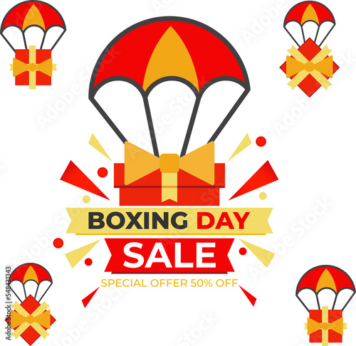 boxing day sale illustration