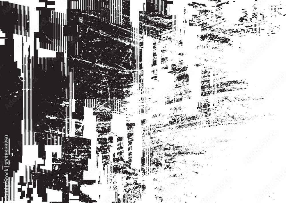 Glitch distorted grungy overlay grange texture. Textured and glitched technology background. Screen print effect .Vector overlay background with a halftone dots screen print texture. Glitch distorted grungy overlay grange texture. Textured and glitched technology background. Screen print effect .Vector overlay background with a halftone dots screen print texture.