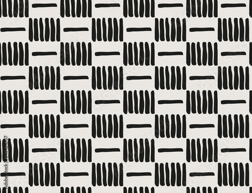 Essential geometric seamless vector pattern. Neutral and timeless abstract repeating pattern for packaging and backgrounds.