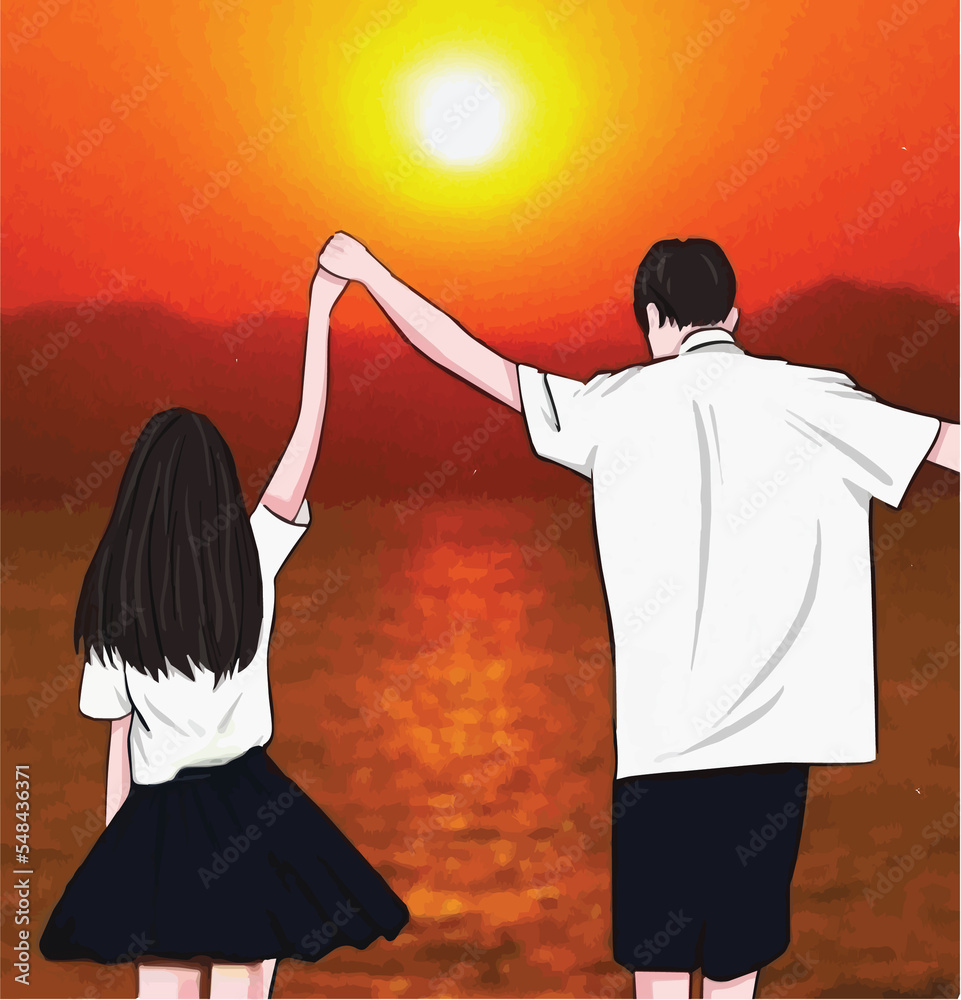 anime couple | Cute anime couples, Anime drawings, Anime couples