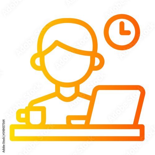 freelance gradient icon