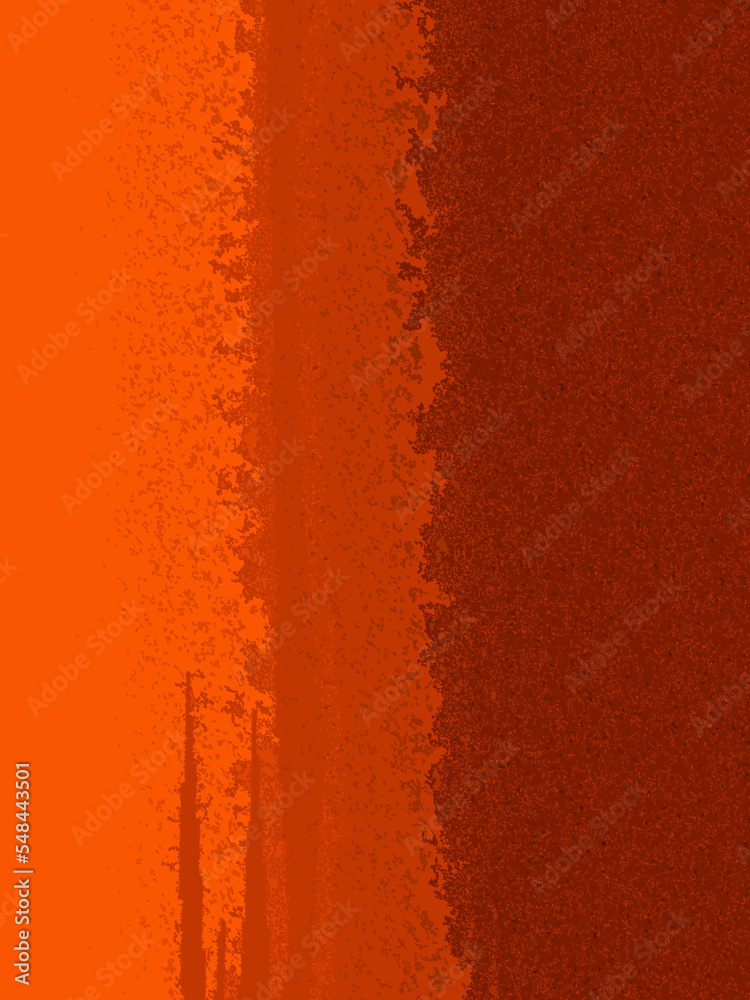 illustration abstract orange gradient patterned 