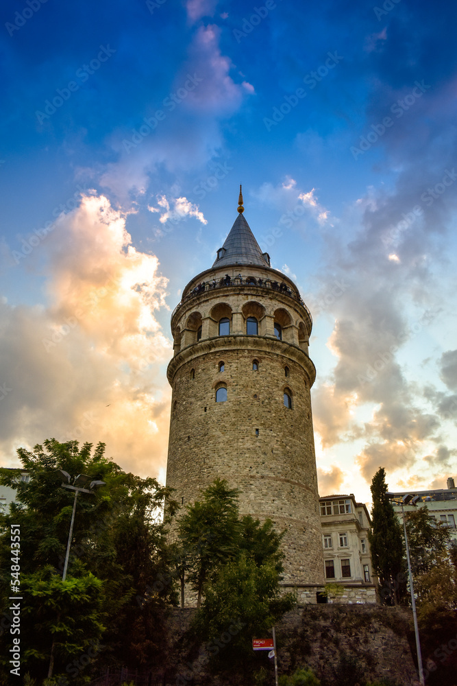 Galata Tower Istanbul Turkye  turkey Travel Landmarks