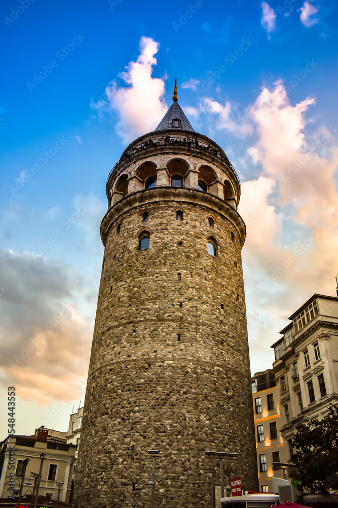 Galata Tower Istanbul Turkye  turkey Travel Landmarks