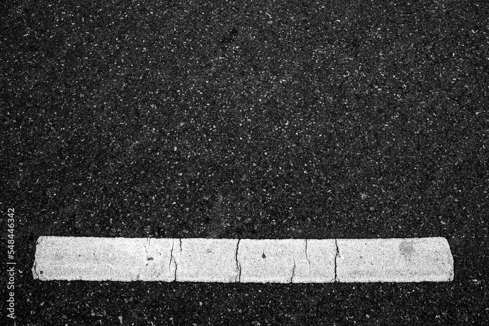 Fototapeta premium abstract Asphalt road surface with white line. texture for add text message or design art work. Concept logistic.