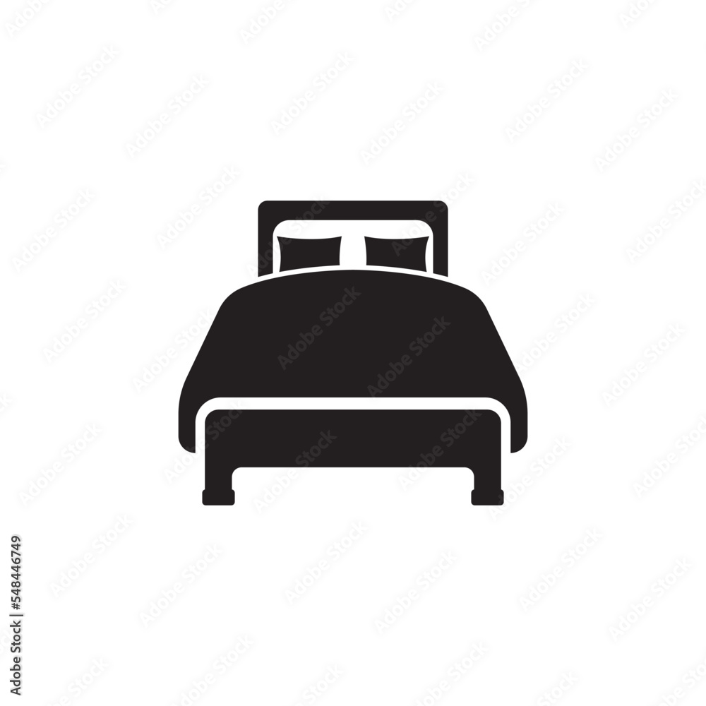 bed icon vector illustration simple design bed icon vector illustration simple design