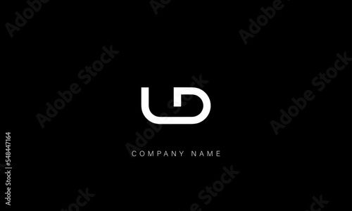 LD, DL Abstract Letters Logo Monogram