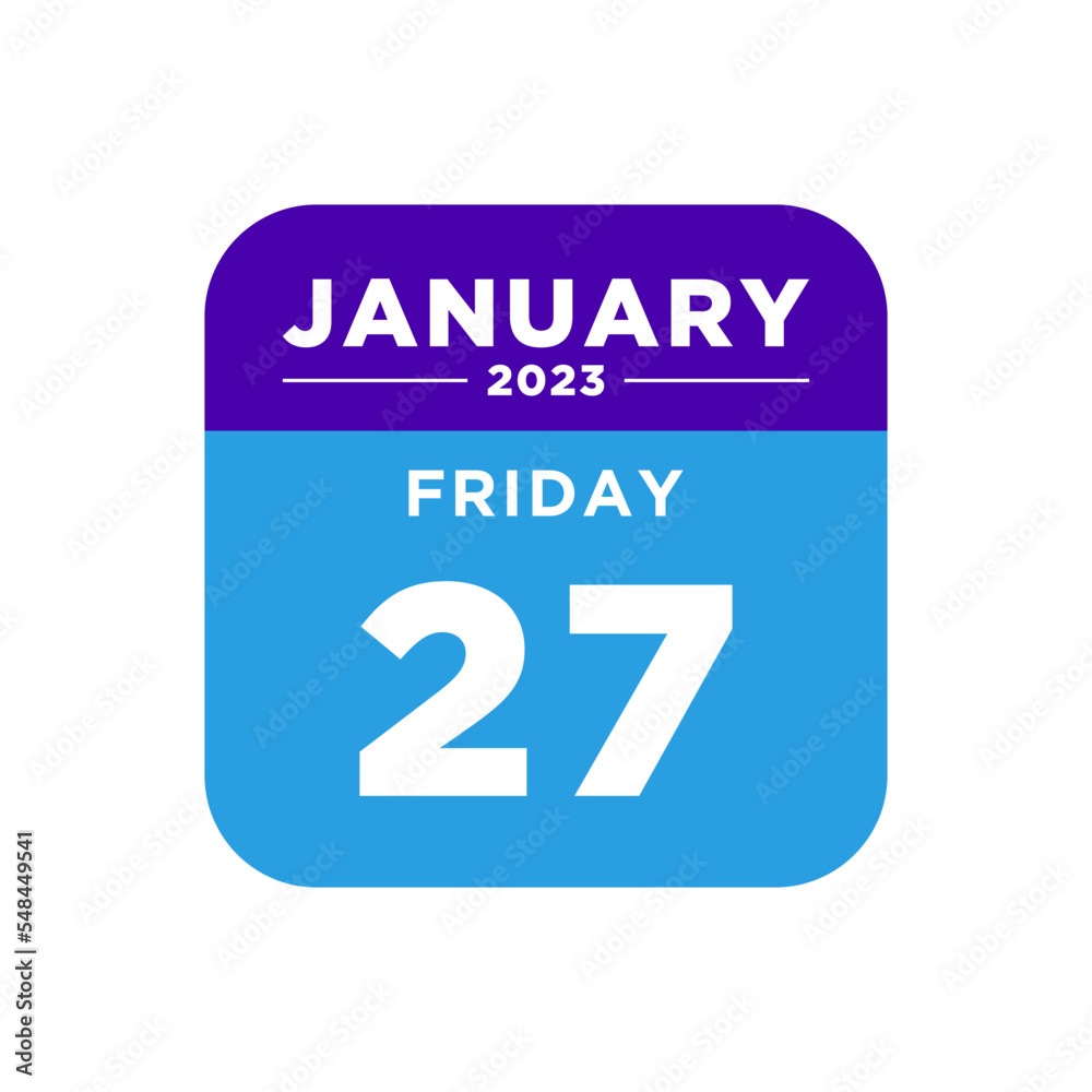 calendar january 2023 vector illustration calendar january 2023 vector illustration